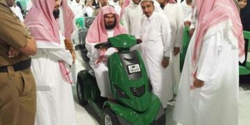 ماہ صیام کے دوران مسجد حرام میں برقی گاڑیوں سے ڈیڑھ لاکھ زائرین مستفید