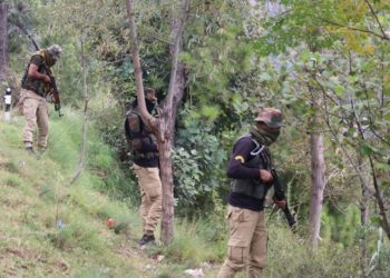 مینڈھر پونچھ میں ایل او سی کے جنگل علاقوں کا بڑے پیمانے پر سرچ آپریشن