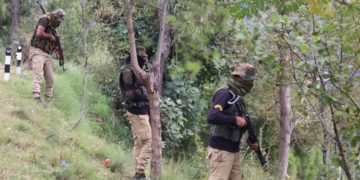مینڈھر پونچھ میں ایل او سی کے جنگل علاقوں کا بڑے پیمانے پر سرچ آپریشن