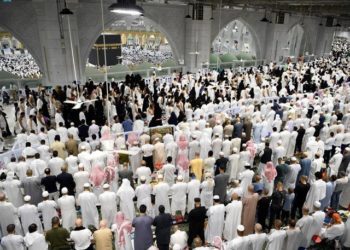 المسجد الحرام کی تیسری توسیع والے حصے میں 19 ملین زائرین کی آمد