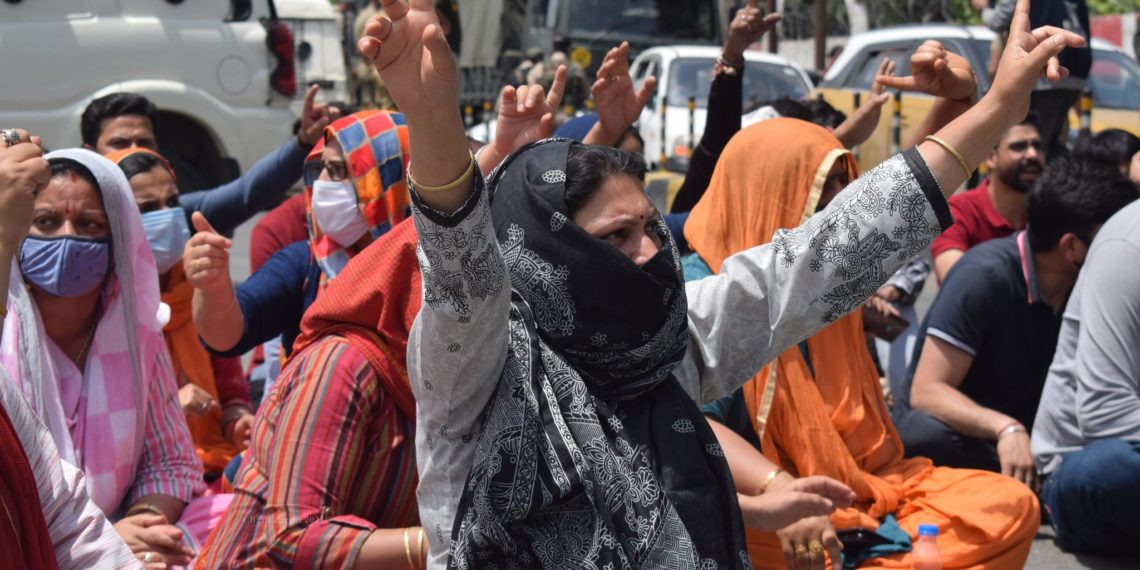 ٹارگیٹ کلنگ:ہلاکتوں کے خلاف جموں وکشمیر میں احتجاجی مظاہرئے اور دھرنے