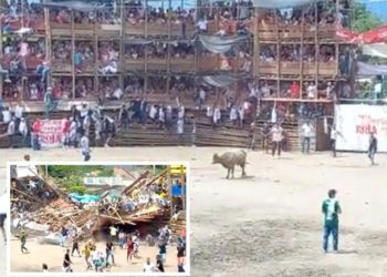 کولمبیا: بُل فائٹنگ کے دوران اسٹینڈ گرنے سے کم از کم 5 افراد ہلاک،500 زخمی