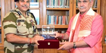 ڈی جی سی آئی ایس ایف نے لیفٹیننٹ گورنر سے ملاقات کی