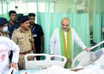پہلگام حادثہ:وفاقی وزیر داخلہ نے ایمز میں زخمی اہلکاروں کی عیادت کی