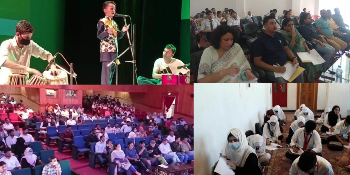 آزادی کا امرت مہااتسو:گائیکی‘مضمون نویسی اور مباحثہ کا گرینیڈ فائنل