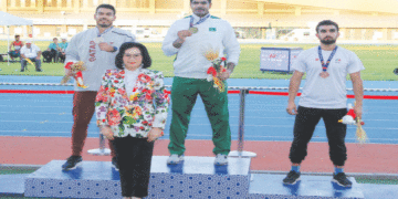 جیولن تھرو کا ایک اور ریکارڈ، طلائی تمغہ ارشد ندیم کے نام