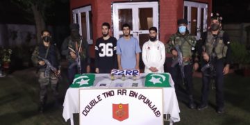 سوپور میں تین ملی ٹینٹ معاونین کو گرفتار :پولیس