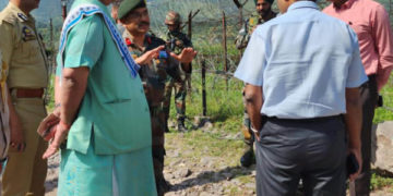 لیفٹیننٹ گورنر کا پونچھ میں اگلے علاقوں کا دورہ‘ سکیورٹی صورتحال کا جائزہ