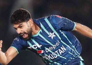 لیام ڈاؤسن کی کمزوری کا فائدہ اٹھا کر وکٹ لی، حارث رؤف