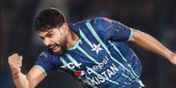 لیام ڈاؤسن کی کمزوری کا فائدہ اٹھا کر وکٹ لی، حارث رؤف