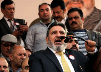 سرینگر جلسہ :بخاری کا مرکز سے رےاستی درجہ بحال کرنے کا مطالبہ