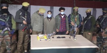 کشمیر:سوپور میں لشکر طیبہ کے دو ہائی برڈ جنگجو گرفتار، اسلحہ و گولہ بارود بر آمد:پولیس