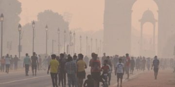 دہلی میں فضائی آلودگی کی سطح انتہائی خراب سطح پر ریکارڈ کی گئی