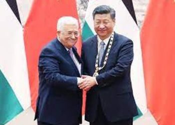 چین کے صدر شی جن پنگ کی فلسطینی صدر محمود عباس سے ملاقات