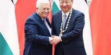 چین کے صدر شی جن پنگ کی فلسطینی صدر محمود عباس سے ملاقات