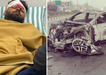 کرکٹر رشبھ پنت سڑک حادثے میں زخمی، گاڑی میں آگ لگی
