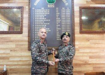 میجر جنرل موہت سیٹھ نے کلو فورسز کے جی او سی کا عہدہ سنبھالا