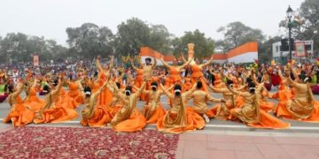 دہلی میں یوم جمہوریہ کی پریڈ میںجموں کشمیر کی جھانکی یو ٹی کے نئے دور کی عکاس