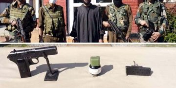سوپور میں سرگرم ملی ٹینٹ گرفتار