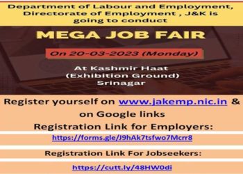 میگا جاب میلے میں ۶نوجوانوں کی شرکت ‘۵۴۲ کو موقع پر ملازمتیں فراہم