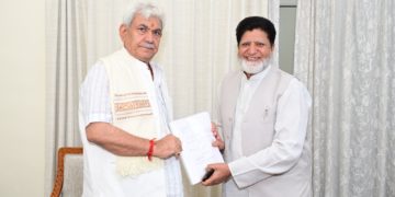 سابق وزیر ، سابق ایم ایل ‘ ایس ایس بی اُمید واروں کی ایل جی سے ملاقات