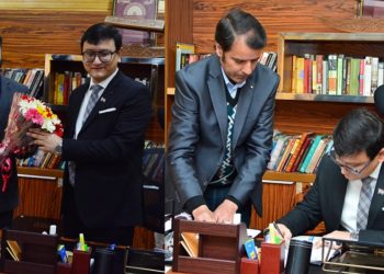 مِنگا شیرپا نے ناظم اطلاعات کا چارج سنبھالا