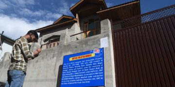 سرینگر اور بڈگام میں صلاح الدین کے دو بیٹوں کی جائیدادیں ضبط