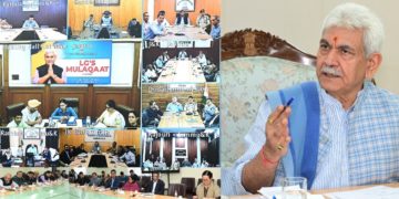 ایل جی سنہا کی عوامی شکایات کو دور کرنے کےلئے شہریوں سے بات چیت