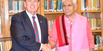 آسٹریلیا کے سفیر بیری اوفیرل کی ایل جی سے ملاقات