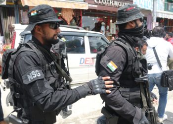 سرینگر میں این ایس جی کمانڈوز کی تعیناتی ،فضائی نگرانی کیلئے ڈرونز کا استعمال