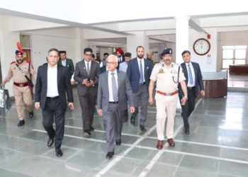 جی ۲۰ ورکنگ گروپ کی میٹنگ داخلہ سیکریٹری کا پولیس ہیڈکواٹر کا دورہ