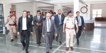 جی ۲۰ ورکنگ گروپ کی میٹنگ داخلہ سیکریٹری کا پولیس ہیڈکواٹر کا دورہ