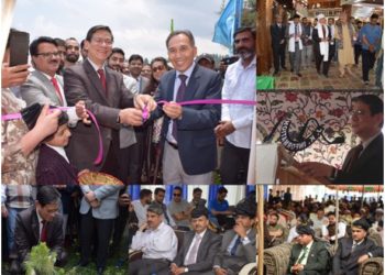 چیف جسٹس این کوتیشور سنگھ کا چرار شریف عدالتی کمپلیکس کا دورہ ‘قانونی خدمات اور بیداری کیمپ کا افتتاح