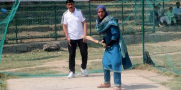 کشمیر: ربیعہ سعید وومنز انڈین پریمیئر لیگ میں گجرات جائنٹس کے لئے کھیلیں گی