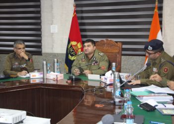 آئی جی کا بانڈی پورہ دورہ، سیکورٹی صورتحال کا جائزہ