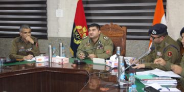 آئی جی کا بانڈی پورہ دورہ، سیکورٹی صورتحال کا جائزہ
