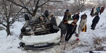 اوڑی سڑک حدثے میں۸ مسافر ہلاک‘۶دیگر زخمی