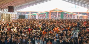 جموں:وزیر اعظم کی ریلی میں بڑی تعداد میں لوگوںکی شرکت