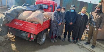 بڈگام : چور بازار سے ۸ کوئنٹل سرکاری چاول ضبط‘۴ لوگ گرفتار