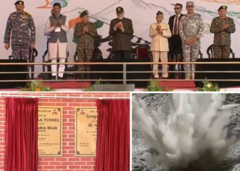 وزیر اعظم نے لداخ میں بننے والی شنکن لا سرنگ کا’پہلا دھماکہ‘کیا