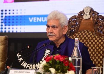 2024-25 :جموں و کشمیر جی ایس ڈی پی کی شرح نمو 7.5 فیصد رہنے کی توقع:سنہا
