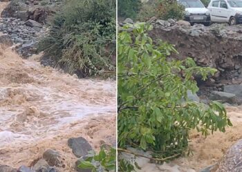 بانڈی پورہ میں بادل پھٹنے سے تباہی، سڑکوں اور پلوں کو نقصان ، بستیاں بھی زیر آب