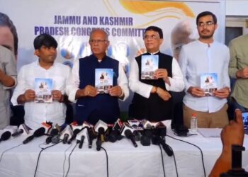 کانگریس کا منشور:ریاستی درجے کی بحالی پر توجہ مرکوز کی جائیگی