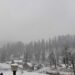 کشمیر: سیاحتی مقام گلمرگ اور وادی گریز میں تازہ برف باری