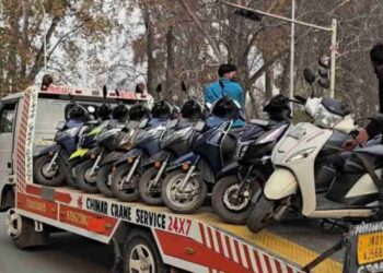 گزشتہ۳دنوں میں ایک ہزار سے زائد موٹر سائیکلیں ضبط