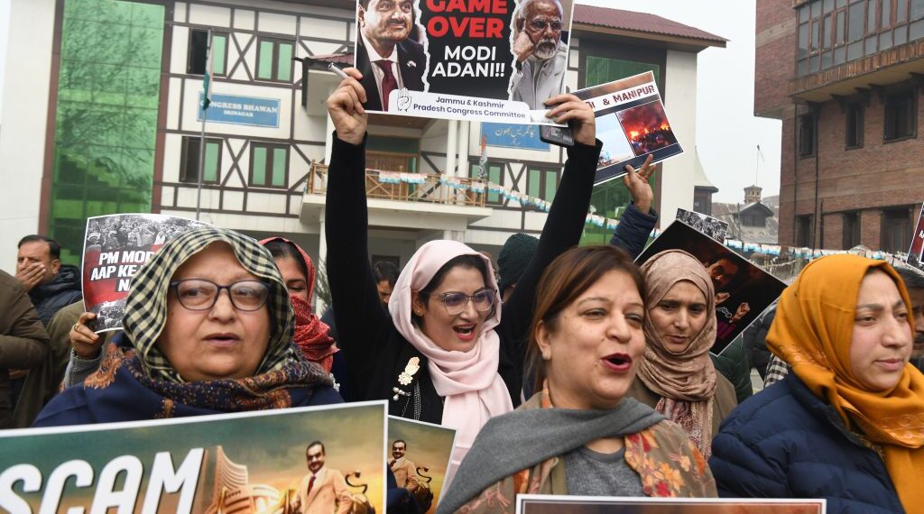 ریاستی درجے کا مطالبہ‘کانگریس کا سرینگر‘جموں میں احتجاج