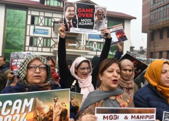 ریاستی درجے کا مطالبہ‘کانگریس کا سرینگر‘جموں میں احتجاج