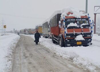 کشمیر میں برف باری سے معمولات زندگی در ہم وبرہم