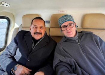 جتیندر سنگھ اور عمر عبداللہ اکھٹے زیڈ مور ٹنل کے افتتاح کیلئے سونمرگ روانہ
