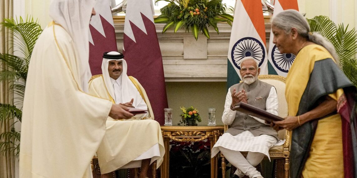 ہندوستان اور قطر کے درمیان اسٹریٹجک ساجھیداری قائم، تجارت دوگنی ہو جائے گی